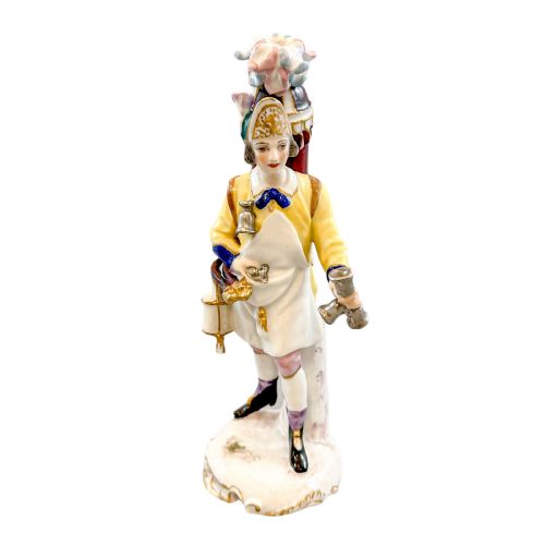 19th Century French Samson, Paris Porcelain Figurine of Fireman