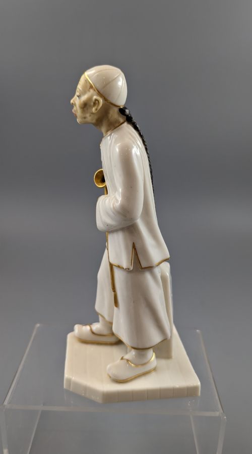 fig 1. A Royal Worcester figure of a Chinese man,1883