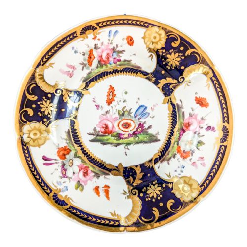 fig 1. Rare John Rose Coalport porcelain dessert plate, c. 1810