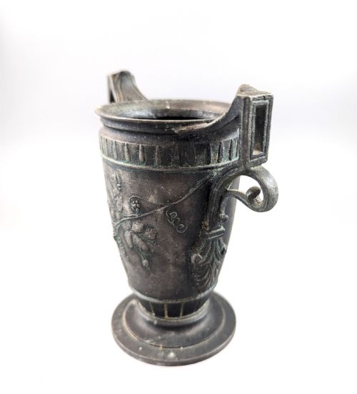 fig 1.
A classical Greek-style pewter amphora Jules Brateau, circa 1900