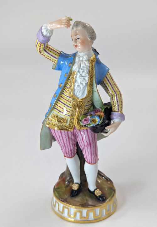 fig 1. Antique Meissen porcelain statuette