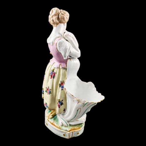 ANTIQUE VION BAURY STYLE PORCELAIN FIGURINE - ADDITIONAL PHOTO 5