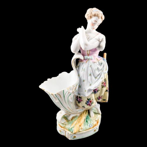ANTIQUE VION BAURY STYLE PORCELAIN FIGURINE - ADDITIONAL PHOTO 6