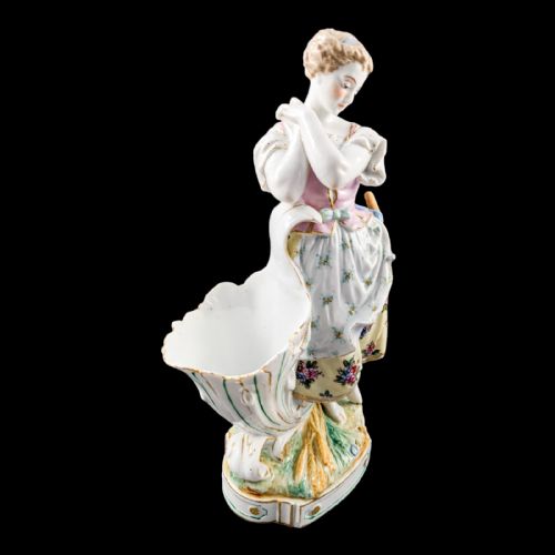 ANTIQUE VION BAURY STYLE PORCELAIN FIGURINE - ADDITIONAL PHOTO 8