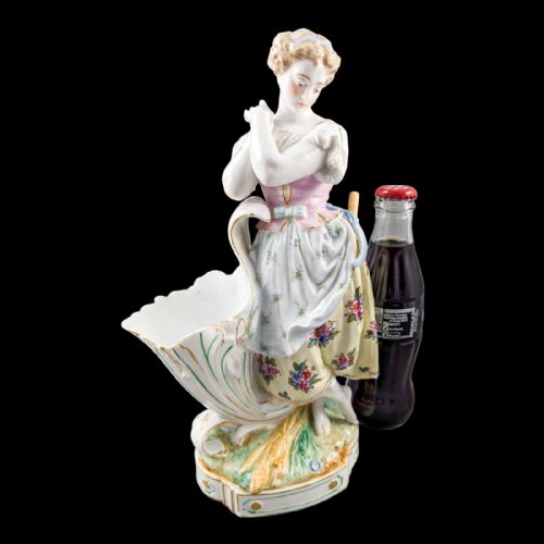 ANTIQUE VION BAURY STYLE PORCELAIN FIGURINE - ADDITIONAL PHOTO 9