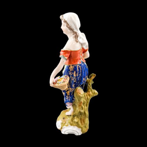 fig 2. Antique Sitzendorf porcelain figurine ,Late 19th century