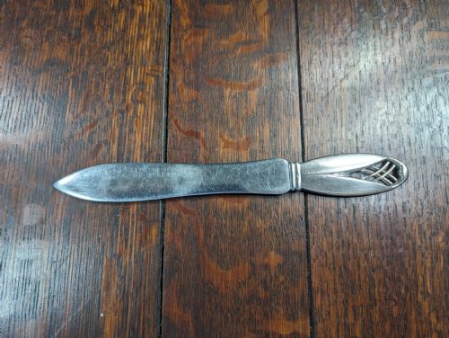 Frantz Hingelberg.silver and Stainless Steel Letter Opener.c 1935