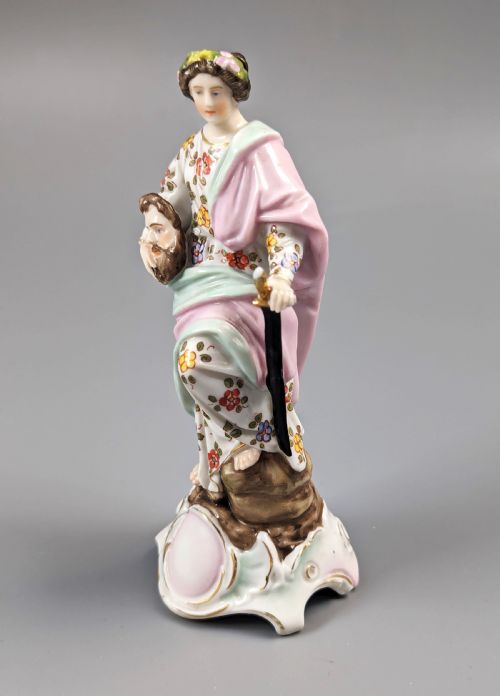 fig 1. Antique Triebner ENS & Eckert , Volkstedt ,Figurine of Judith,19th century.