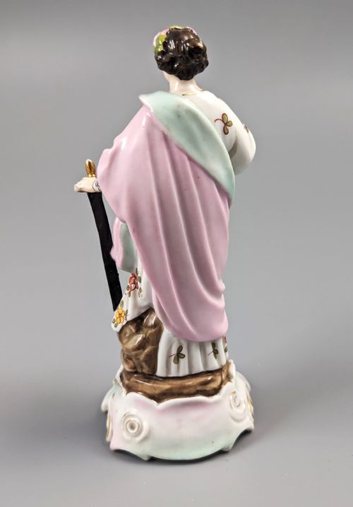 fig 3. Antique Triebner ENS & Eckert , Volkstedt ,Figurine of Judith,19th century.