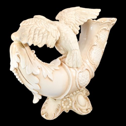 fig 2. Antique Royal Rudolstadt vase Eagle on Cornucopia, c.19 th
