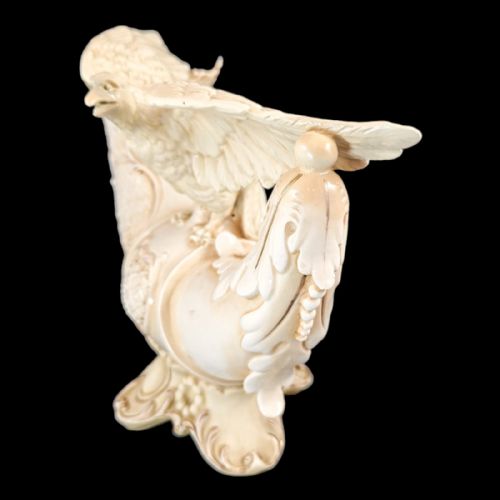 fig 3. Antique Royal Rudolstadt vase Eagle on Cornucopia, c.19 th