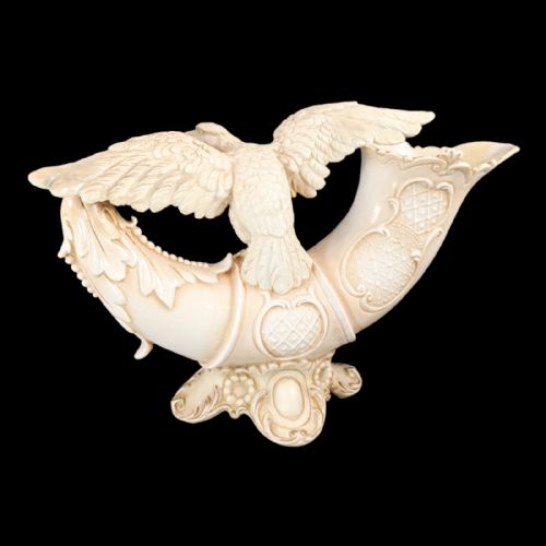 fig 4. Antique Royal Rudolstadt vase Eagle on Cornucopia, c.19 th
