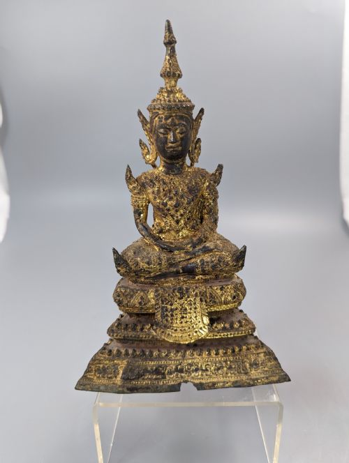 Buddha Shakyamuni on High Throne,thai ,18th/19th C.