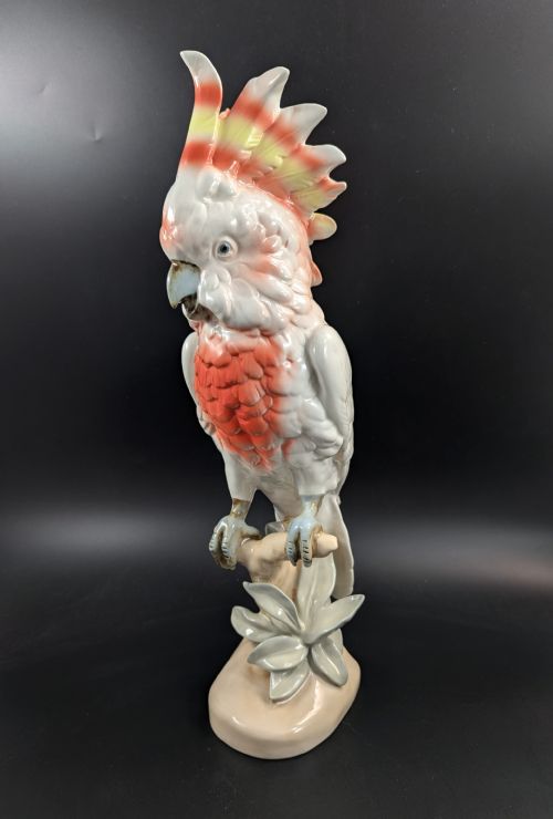 Royal Dux Parrot Figurine , Bohemia