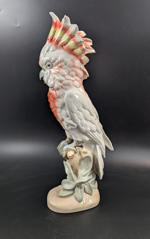 fig 1. Royal Dux Parrot Figurine , Bohemia