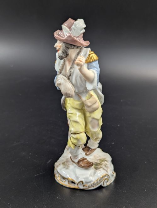 fig 1. Antique Figurine Edme Samson Hobo, Mid 19th Century