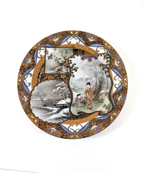 Kutani Plate, Japan, C. 1900-1920