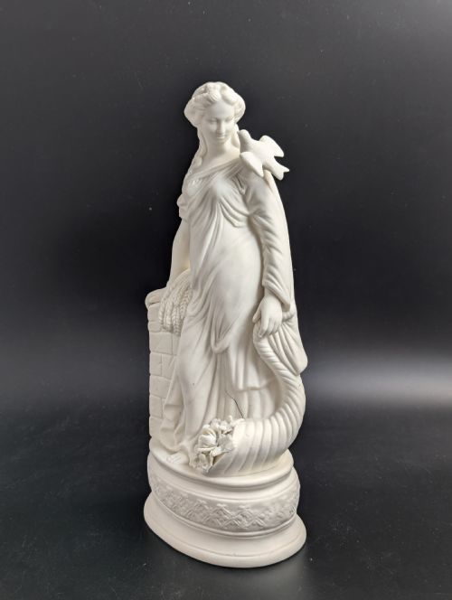 fig 1. Parian Figurine of Peace, by James Wilson, c. 1890