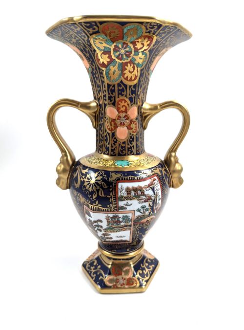 An Ironstone Vase in the Mason Style, C. 19th Century.