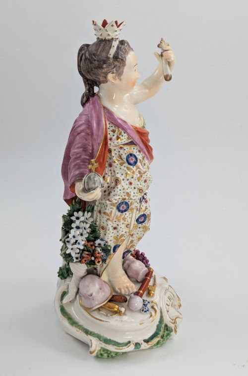 fig 5. Derby Porcelain Allegorical Figure of Europe, c. 1760