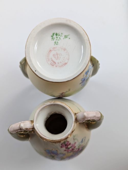 ANTIQUE PORCELAIN VASES BY ALEXANDRA PORCELAIN WORKS ERNST WAHLISS C 1905 - ADDITIONAL PHOTO 6