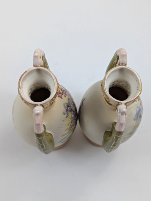 ANTIQUE PORCELAIN VASES BY ALEXANDRA PORCELAIN WORKS ERNST WAHLISS C 1905 - ADDITIONAL PHOTO 7