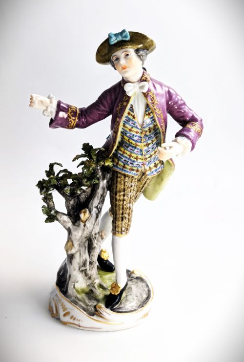 Antique Porcelain Figurine , Dressel, Kister & Cie, Germany, C. 1907