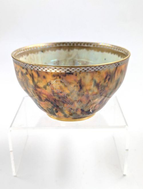 Daisy Makeig-jones, Wedgwood, Fudog Bowl with Lustre, C. 1920