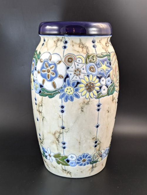 fig 1. Amphora ceramic vase in the Art Deco style. Made in Czechoslovakia, 1920