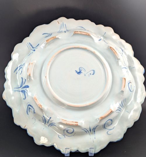fig 5. Antique Italian Cantagalli Plate, Decorated with Putti, 19th Century – Large