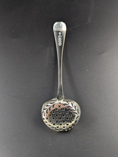 fig 2. A George III Sterling Silver Sugar Sifter Spoon, Mark of John Lambe, London, circa 1789
