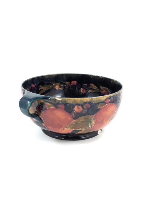 fig 2. William Moorcroft Antique Twin Handled Bowl with Pomegranate Pattern, c. 1916.