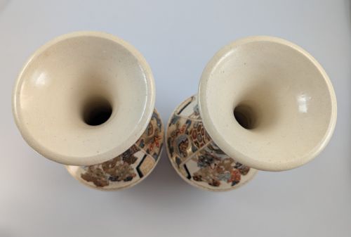 fig 6. Antique Satsuma Vases by Takichi Hotoda, Meiji Period (1868-1912)
