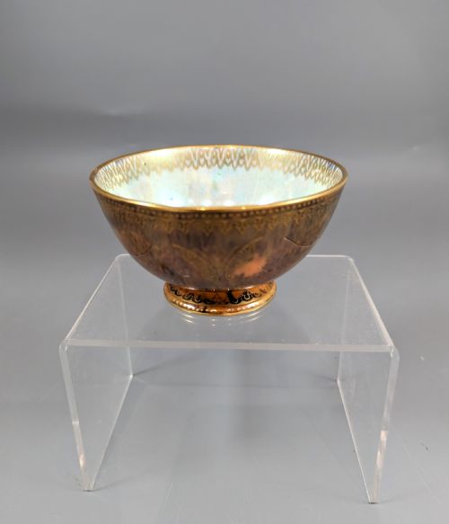 fig 5. Daisy Makeig-Jones, Wedgwood, Lustre Butterfly Bowl, c. 1920
