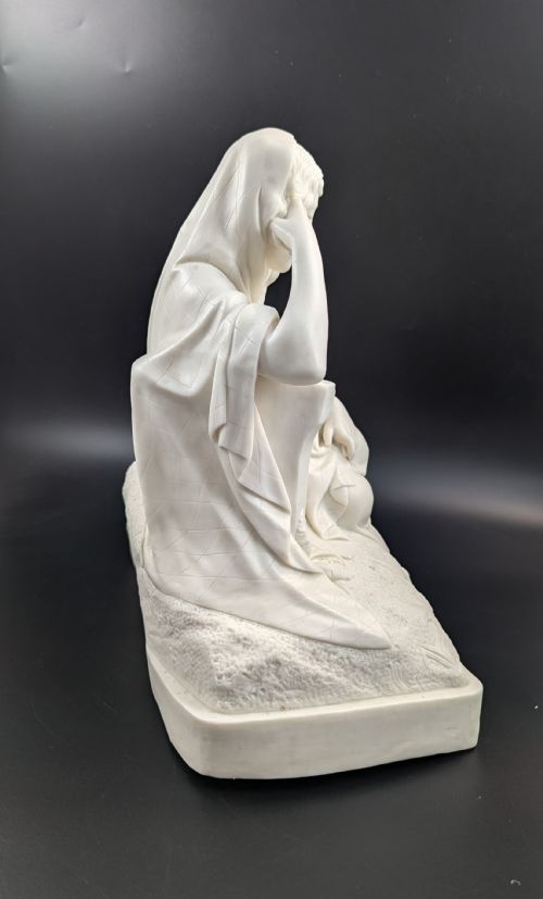 WILLIAM BOYTON KIRK PARIAN FIGURINE EVANGELINE WORCESTER C 1853 - ADDITIONAL PHOTO 8