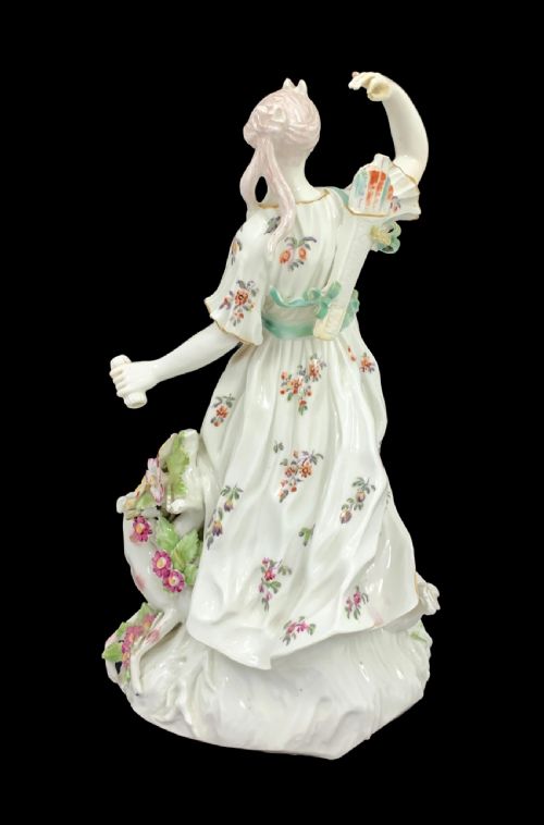fig 2. Early Derby, Patch period, Diana figurine, William Duesbury & Co., ca. 1765