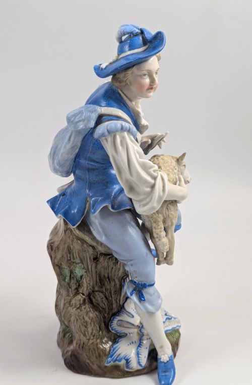 fig 5. Antique porcelain figurine , Joseph Gaspard Robert, 18th c.