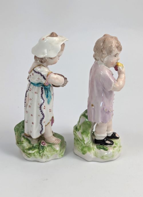 fig 2. Derby soft-paste porcelain rare figurines