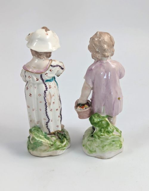 fig 4. Derby soft-paste porcelain rare figurines