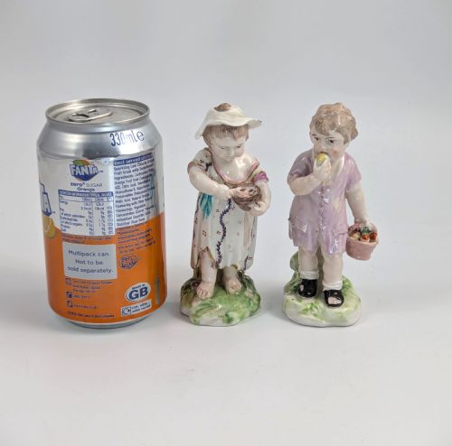 fig 6. Derby soft-paste porcelain rare figurines