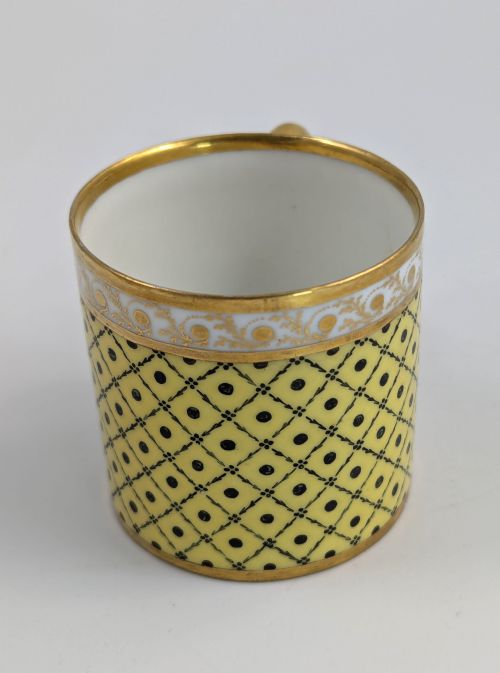 fig 6. Antique Porcelain Cup and Saucer, Dihl and Guérhard, France, c. 1790