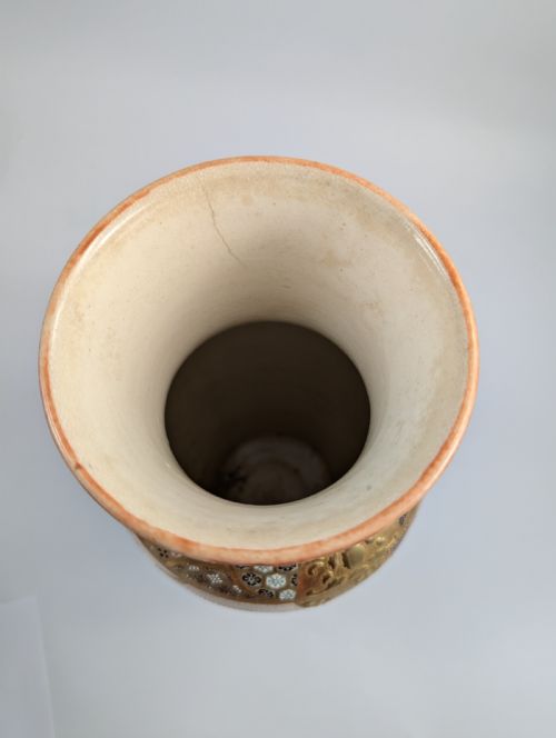 fig 6. Satsuma Vases, Kyoto, Nishida Workshop , c. 1890