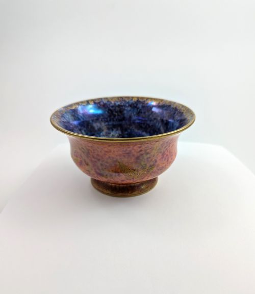 DAISY MAKEIGJONES LUSTRE BUTTERFLY BOWL WEDGWOOD C 1914 - ADDITIONAL PHOTO 4