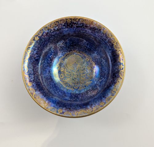 DAISY MAKEIGJONES LUSTRE BUTTERFLY BOWL WEDGWOOD C 1914 - ADDITIONAL PHOTO 6