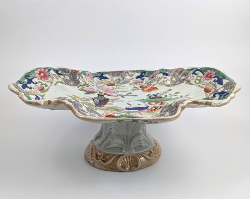 Rare Mason's Ironstone Dessert Centerpiece, 1818-1825