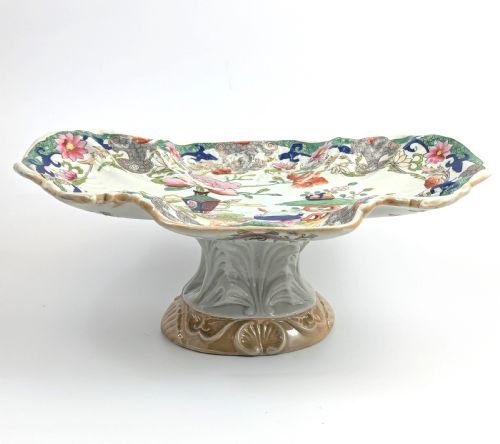 fig 1. Rare Mason's Ironstone Dessert Centerpiece, 1818-1825