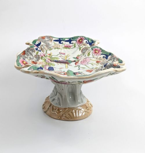 fig 2. Rare Mason's Ironstone Dessert Centerpiece, 1818-1825