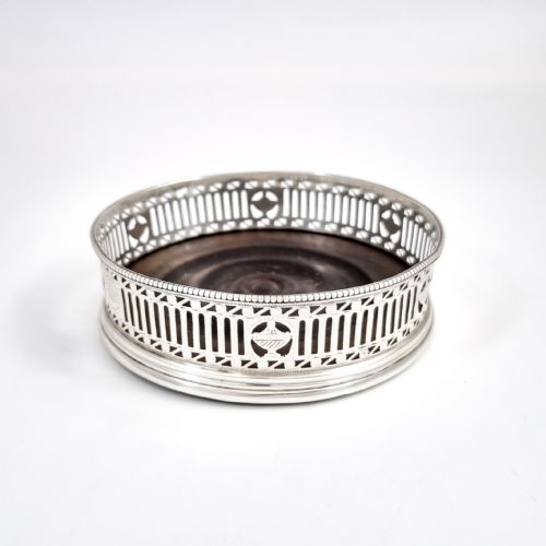 18TH CENTURY NEOCLASSICAL STERLING SILVER WINE COASTERS THOMAS DANIELL - ADDITIONAL PHOTO 28