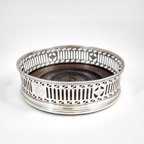 18TH CENTURY NEOCLASSICAL STERLING SILVER WINE COASTERS THOMAS DANIELL - ADDITIONAL PHOTO 29