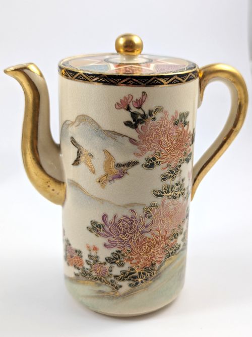 SATSUMA EARTHENWARE TEA SET JAPAN C 1890 - ADDITIONAL PHOTO 5